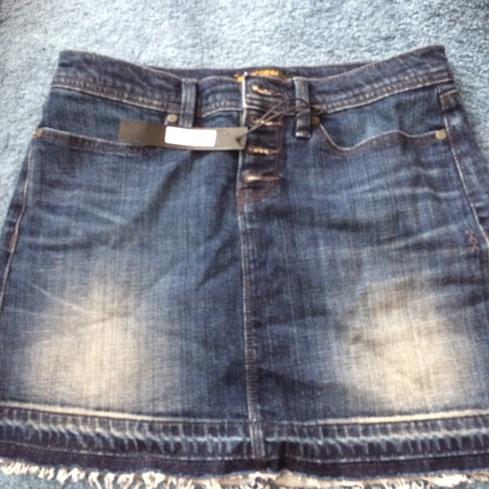 NEW W TAGS GENETIC DENIM JEAN MINI SKIRT THE MINIE
